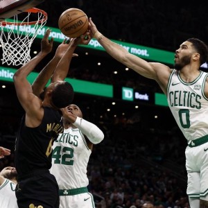  米切尔狂飙40分，骑士客场掀翻凯尔特人  